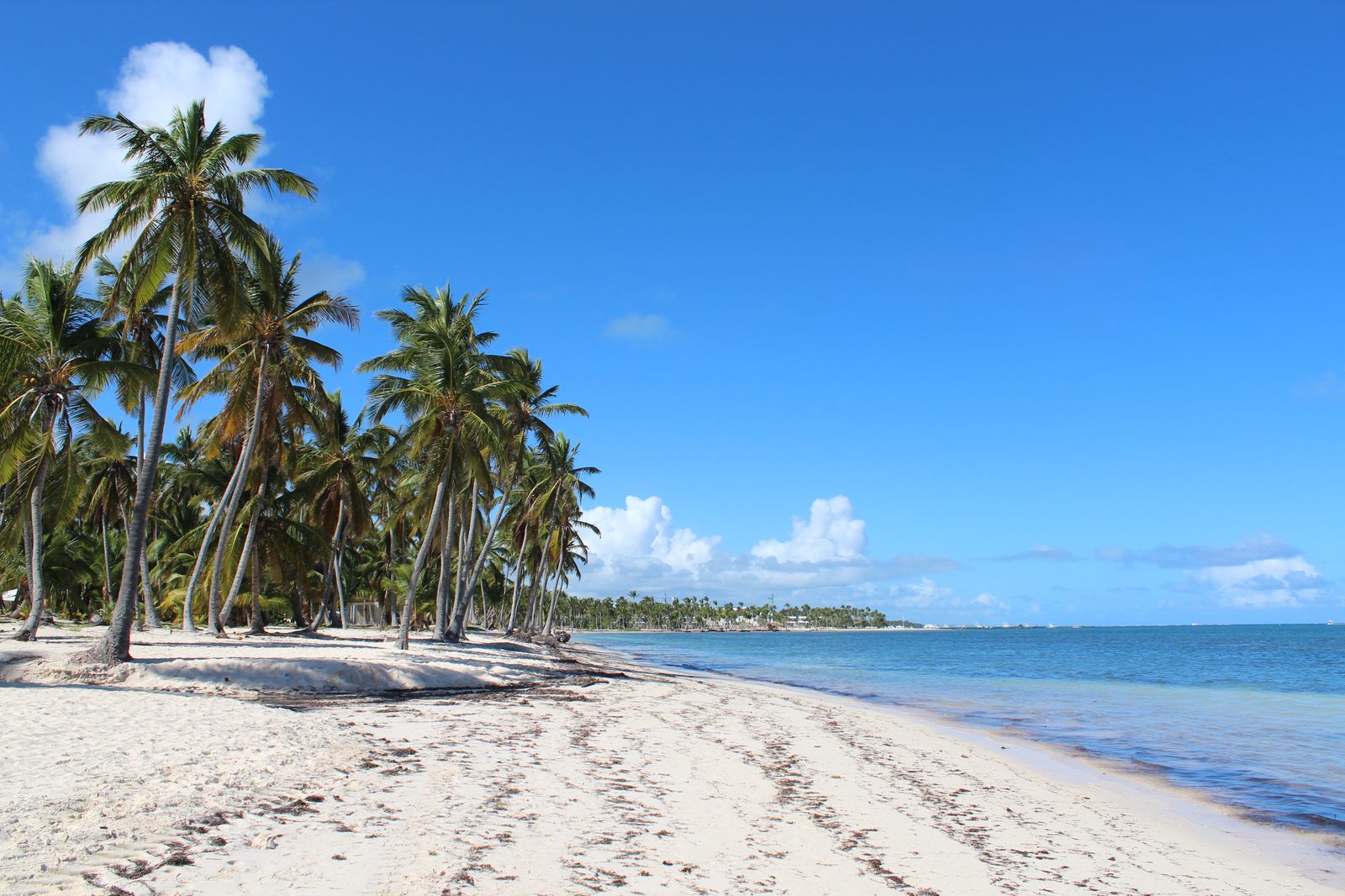 Cabeza de Toro Beach with calm shallow lagoon and coral formations
